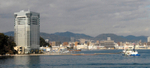 Japan Hiroshima Japan city and port from mv Discovery