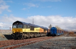 19.4.13 - 66850 6Z70 (cancelled) Ribblehead - Chirk, Ribblehead siding