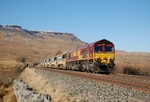 27.2.13 - 66066 6K05 Carlisle - Crewe, Ais Gill MP260