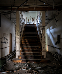 Ladies G.A.R. Home (Swissvale, PA) | Lobby Stairway