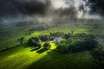 z3435 Evening Light over Appuldurcombe House