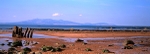 The Island of Arran from the beach at Ardrossan, Ayrshire.