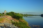River Danube and Belene Island, Pleven Province, Bulgaria
