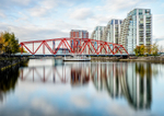 Quayside Apartments and Detroit Bridge