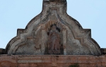 Nuestra Señora de los Remedios, façade gable, Our Lady