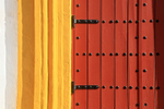 Detail of Spectator Entrance Door, Seville Bullring, Spain