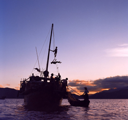 KM-05 Fishing boat near Hei Ling Chau - 1973