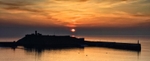 Peel Castle Sunset
