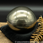 cb225 polished pyrite cannonball