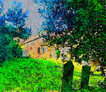 Scene at St Marys Church, Eastry