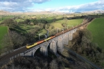 JL - 24.2.23 56094 & 56090 6J37 Carlisle - Chirk, Docker Viaduct