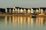 Beach Huts & reflections at Mudeford Spit - 1