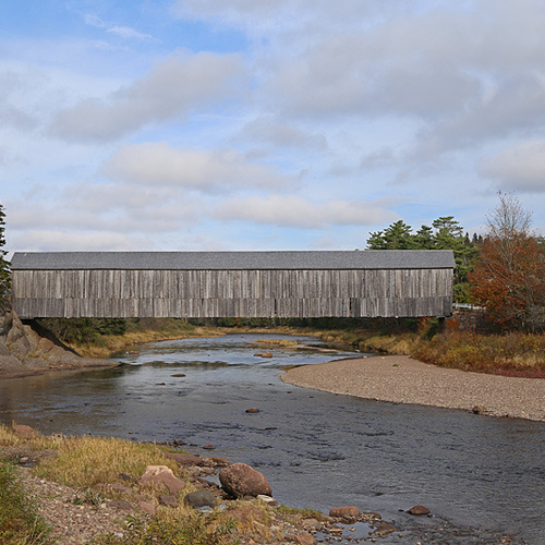 This bridge was built in 1914 and is an impressive 55.7m (182' 9") in length.
