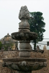 Santiago Apóstol, zócalo fountain, basin & finial