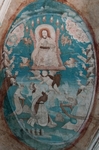 Webbing painting: God Enthroned with Apostles