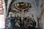 El Divino Señor, upper cloister walk testera mural, Crucifixion