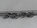 Bicycles In The Snow (colour)