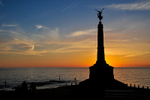 Aberystwyth War Memorial Sunset-4893