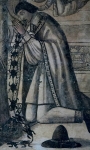 Anteportería mural, Indian catechumen confessing