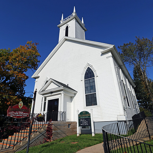 The Hillsborough United Church is located in Hillsborough, Albert County, New Brunswick and was established in 1862.