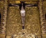 Santa Isabel, altar Crucifixion