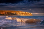 z4411 Autumnal Evening, Yaverland Beach