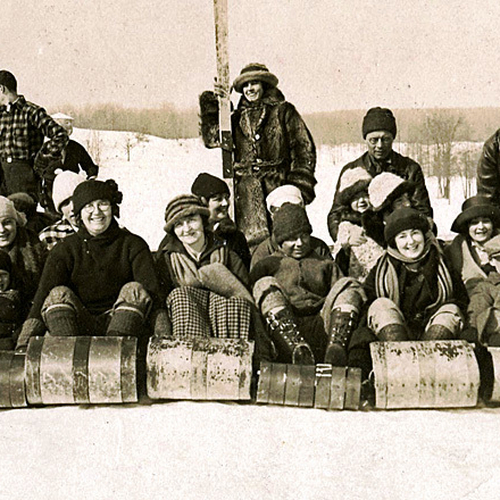 Toboggan Party ~ Lakeville, New Brunswick ~ Canada