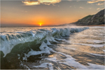 w041 Sunset Swells, Blackgang Beach