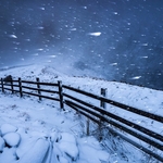 Blizzard in the High Peak, Derbyshire