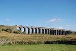 26.9.14 - 66849 6V37 Ribblehead - Chirk, Ribblehead viaduct