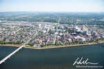 Harrisburg PA Aerial facing East