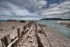 Old Groynes at Porlock Weir in Somerset