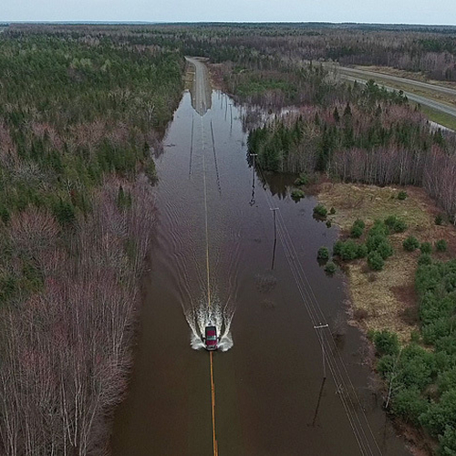 Running the Watery Gauntlet ... between Gagetown & Burton