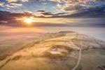 z2894 Morning Mist from above Culver Down