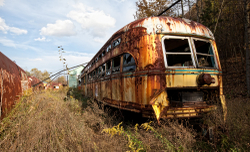 Trolley Graveyard | Agape