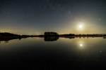 Night photography at Finnamore Lake