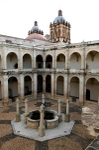 Cloister fountain & bell-towers
