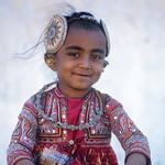 Young girl of the Meghwal tribe, Gujarat, India