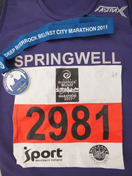 Running Medals and Race Numbers portfolio