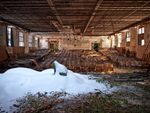 Undercliff Sanatorium (Meriden, CT) | Snowy Auditorium Chair