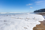 Tides in at Downhill Beach