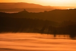 Sunrise over the Marshwood Vale, towards Colmers Hill
