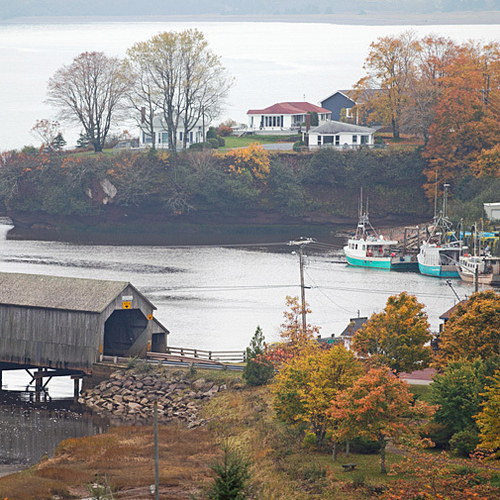 Irish River #1 Covered Bridge - St. Martins, NB Canada