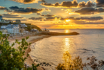 z3345 Sunrise over Ventnor Bay