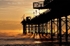 Large A5 postcard Teignmouth Pier at Sunrise