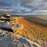 Stormy Stanage