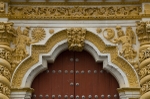 Santa María, façade portal, archivolt & spandrels
