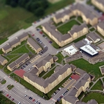 More tilt and  shift of Lancaster Uni