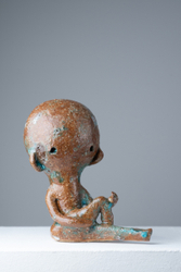 Sitting figure with bent knee, (bather)2026