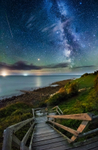 z3283 The Milky Way over the IoW South Coastline